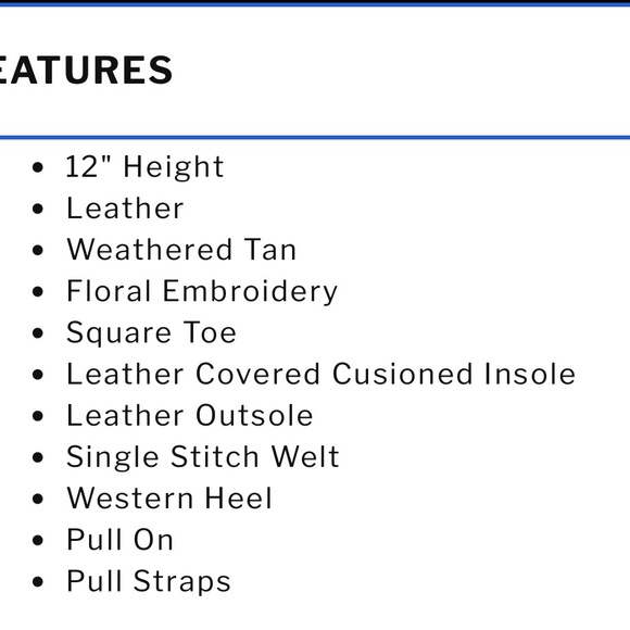 Cavender’s Square Toe Western Embroidered Boots - Picture 10 of 12